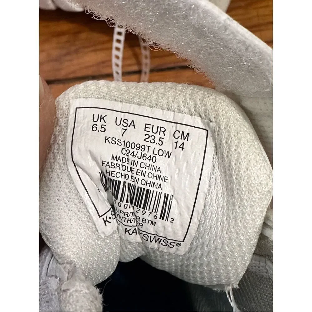 K-Swiss toddler sneakers size 7 A761